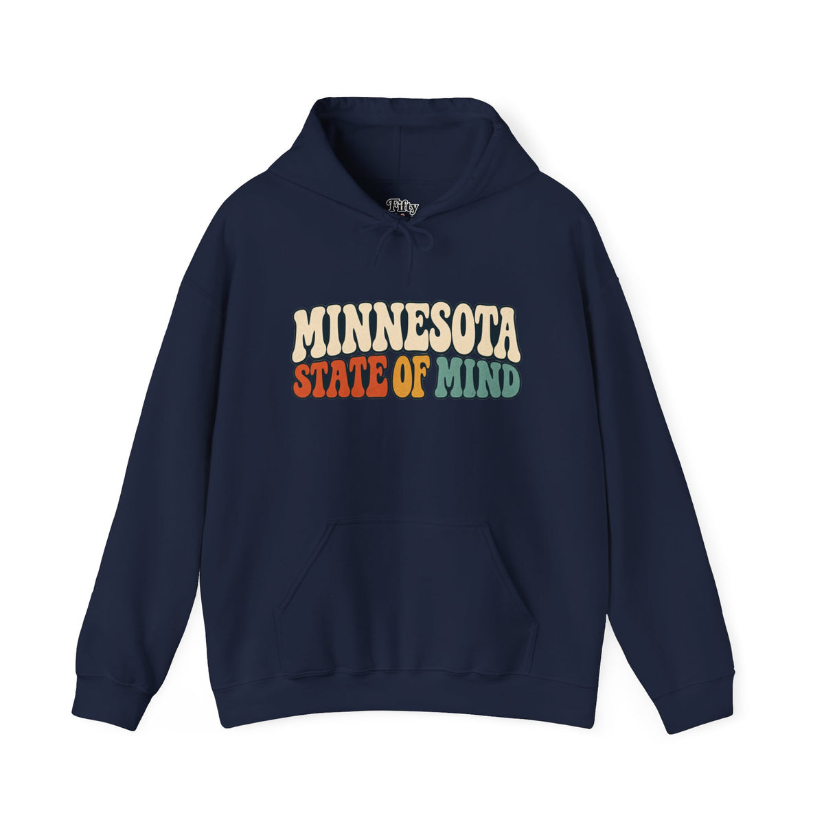 Minnesota State of Mind Unisex Hoodie State Name Graphic