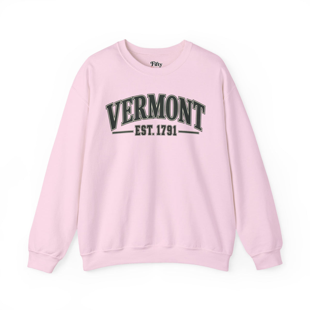Vermont Est. 1791 Unisex Crewneck Sweatshirt State Name Graphic