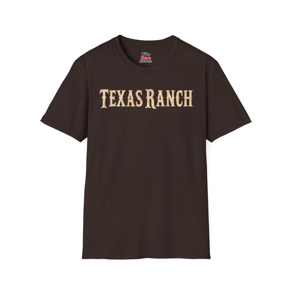 Texas Ranch Unisex Softstyle T Shirt State Name Graphic Tee