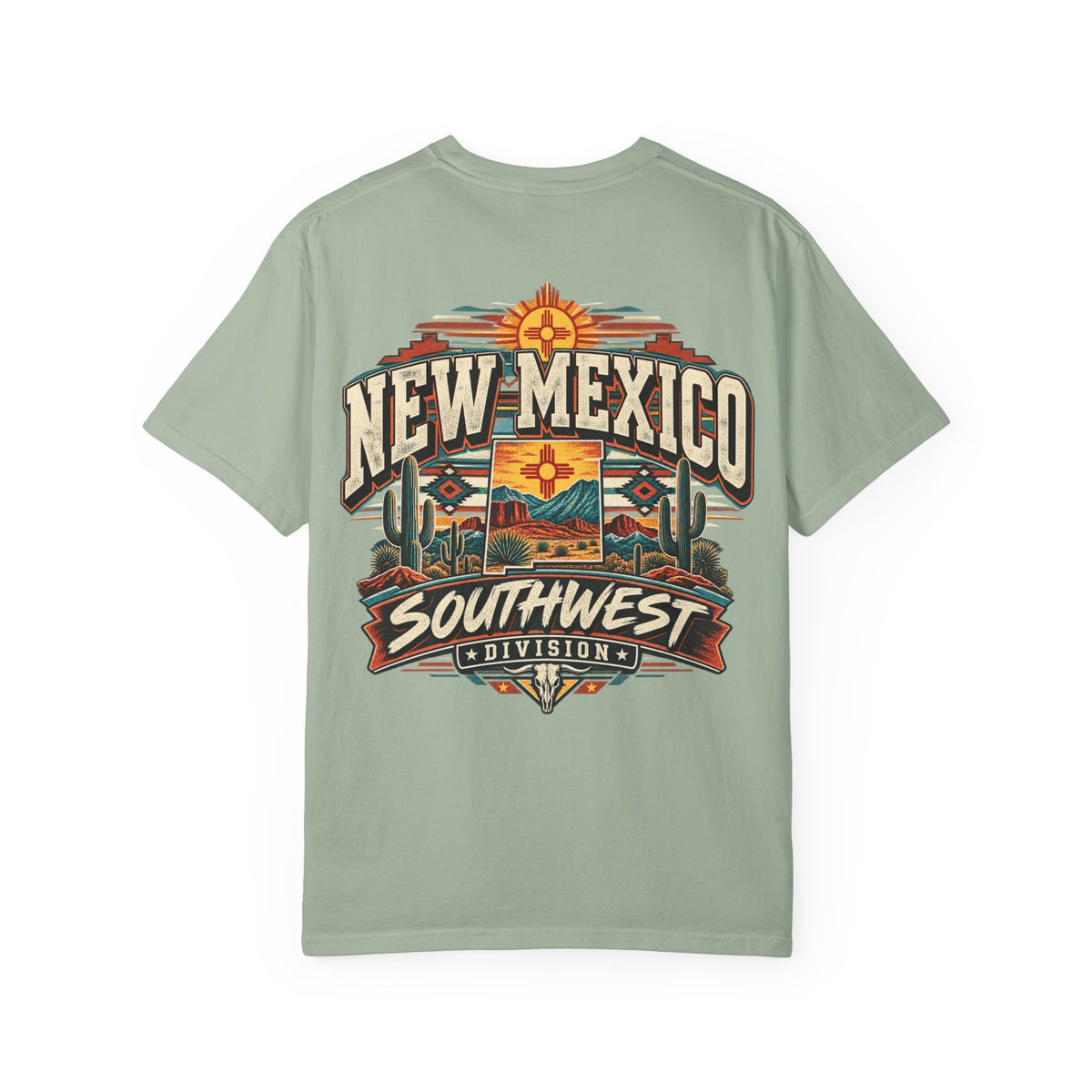 New Mexico Rodeo Club Unisex Comfort Color 1717 Streetwear Graphic Tee