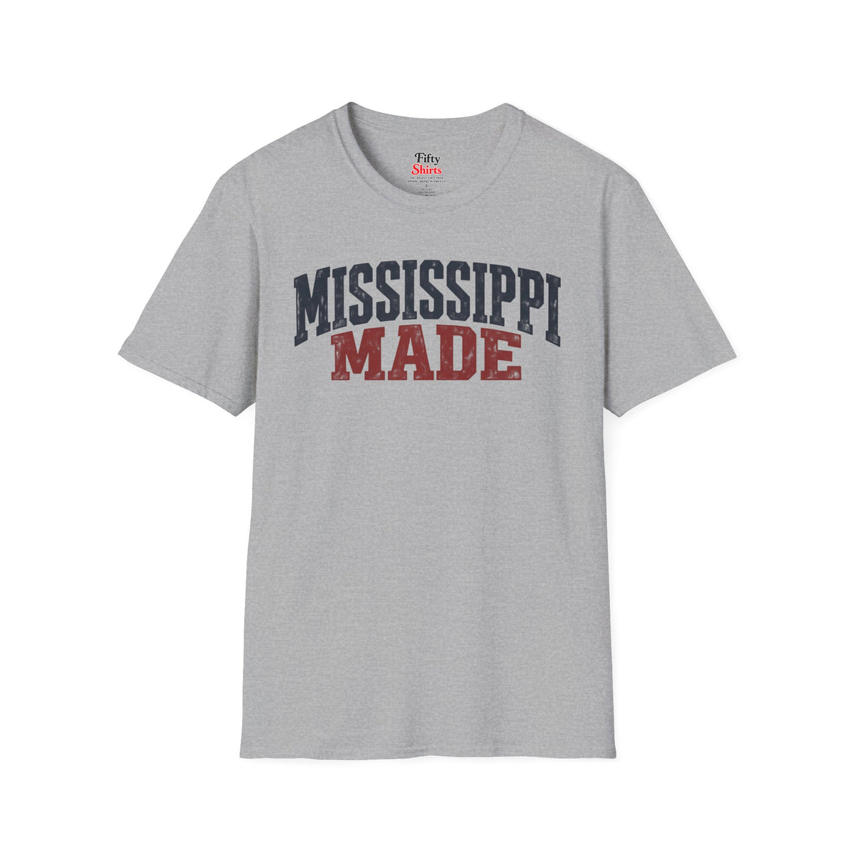 Mississippi Made Unisex Softstyle T Shirt State Name Graphic Tee