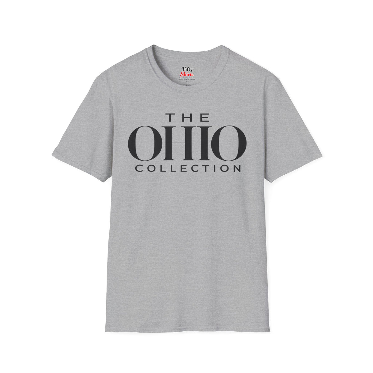 The Ohio Collection Unisex Softstyle T Shirt State Name Graphic Tee