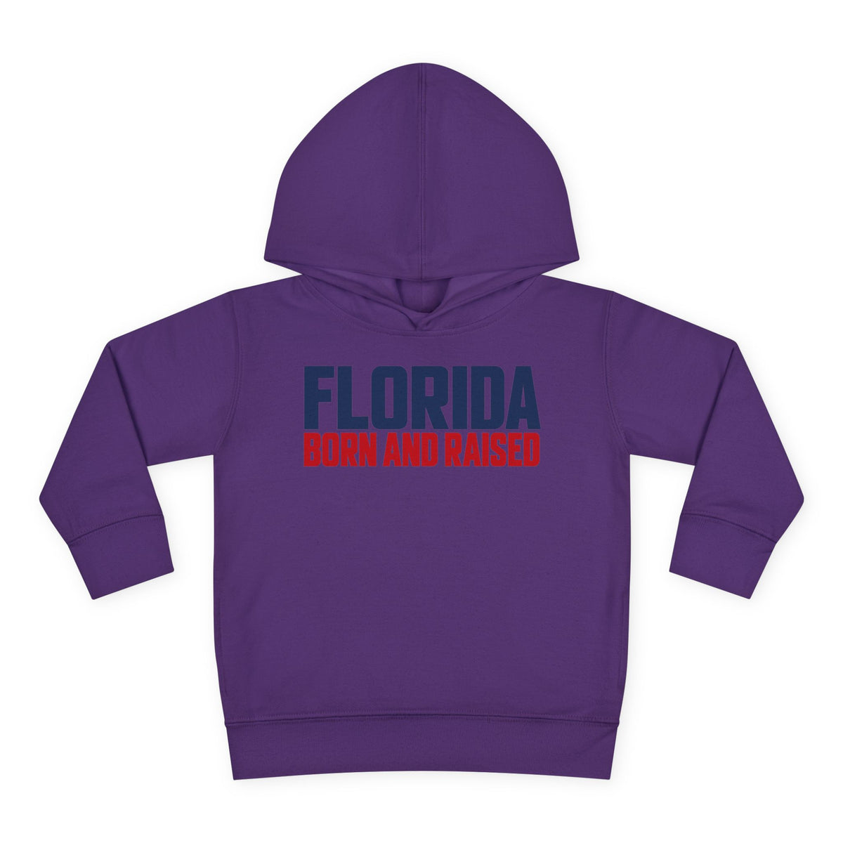 Florida Born and Raised Minimal Luxury Unisex Toddler Pullover Fleece Hoodie