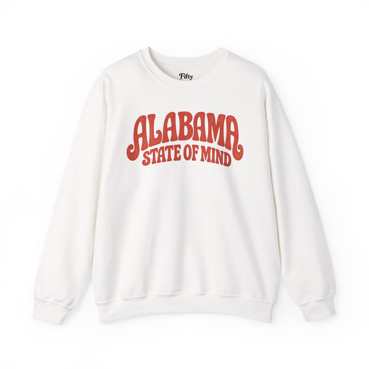 Alabama State of Mind Unisex Crewneck Sweatshirt State Name Graphic