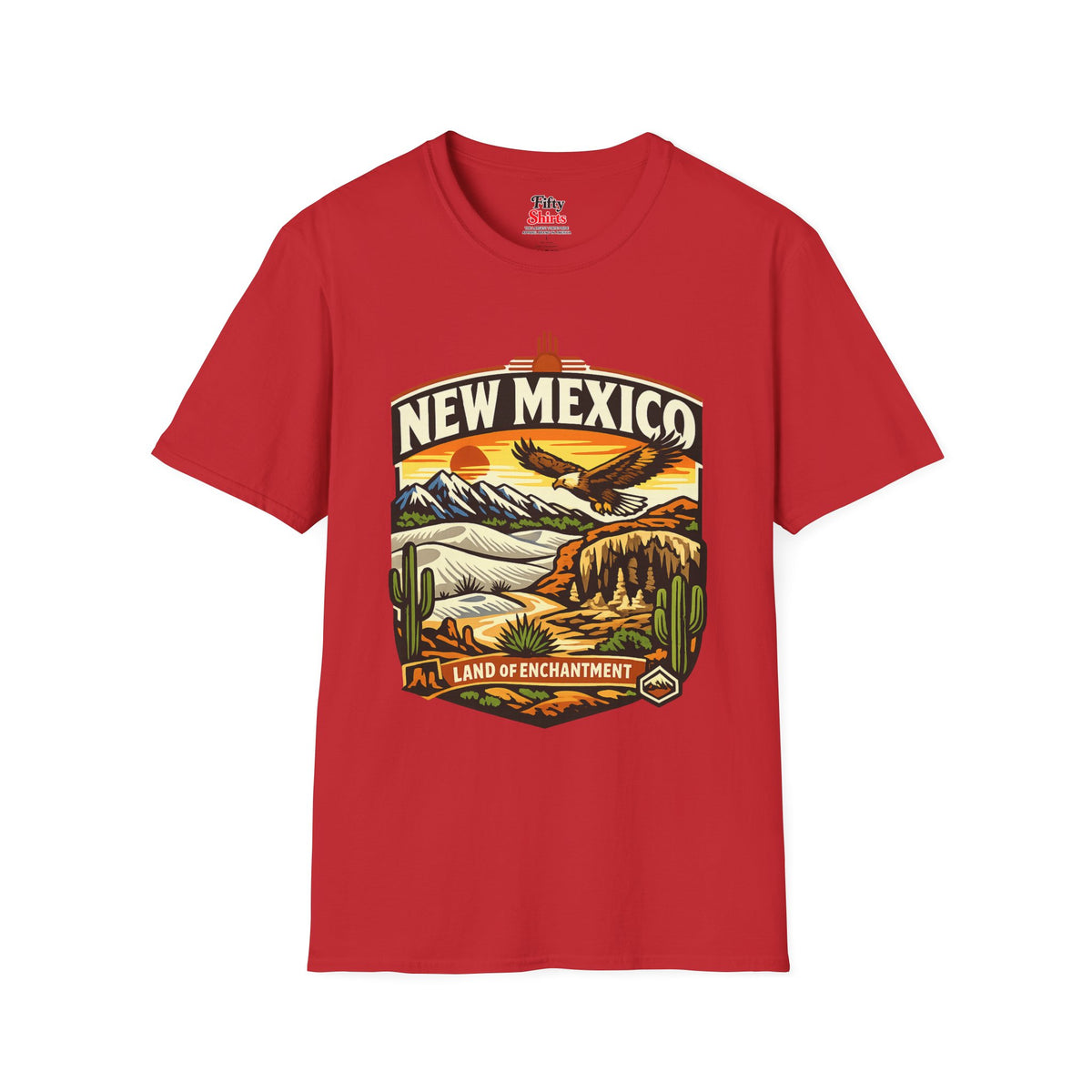 New Mexico Land of Enchantment Adventure Unisex Softstyle T Shirt State Pride Graphic Tee Collections FS03