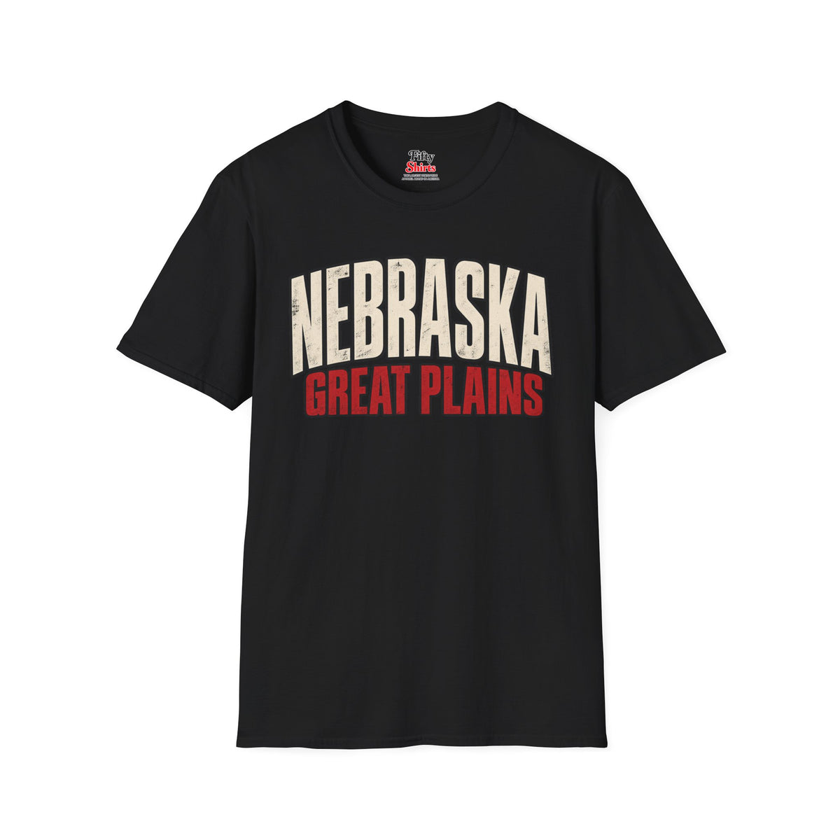 Nebraska Great Plains Unisex Softstyle T Shirt State Name Graphic Tee