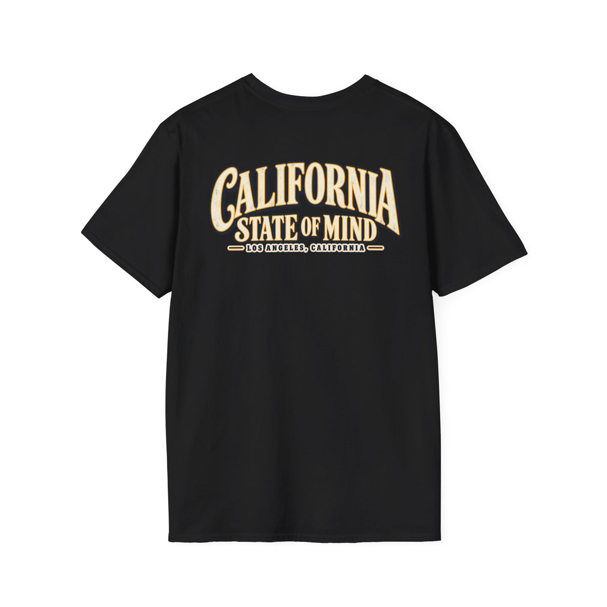California State of Mind Los Angeles Unisex Softstyle Graphic Tee