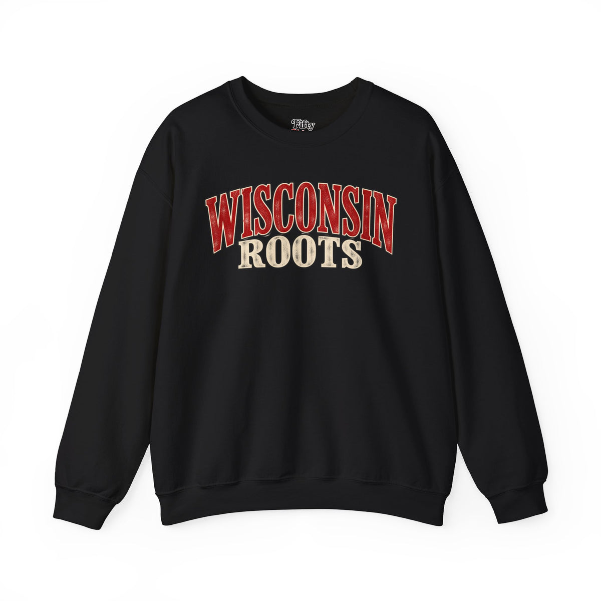 Wisconsin Roots Unisex Crewneck Sweatshirt State Name Graphic