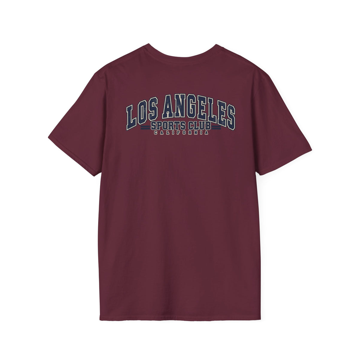Distressed Los Angeles Sports Club Logo Unisex Softstyle Graphic Tee