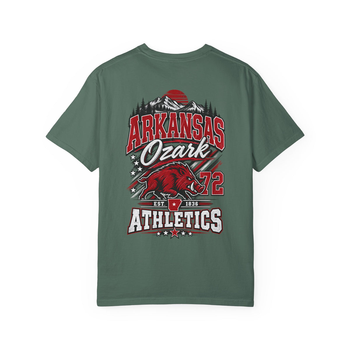 Arkansas Ozark Athletics Unisex Comfort Color 1717 Streetwear Graphic Tee