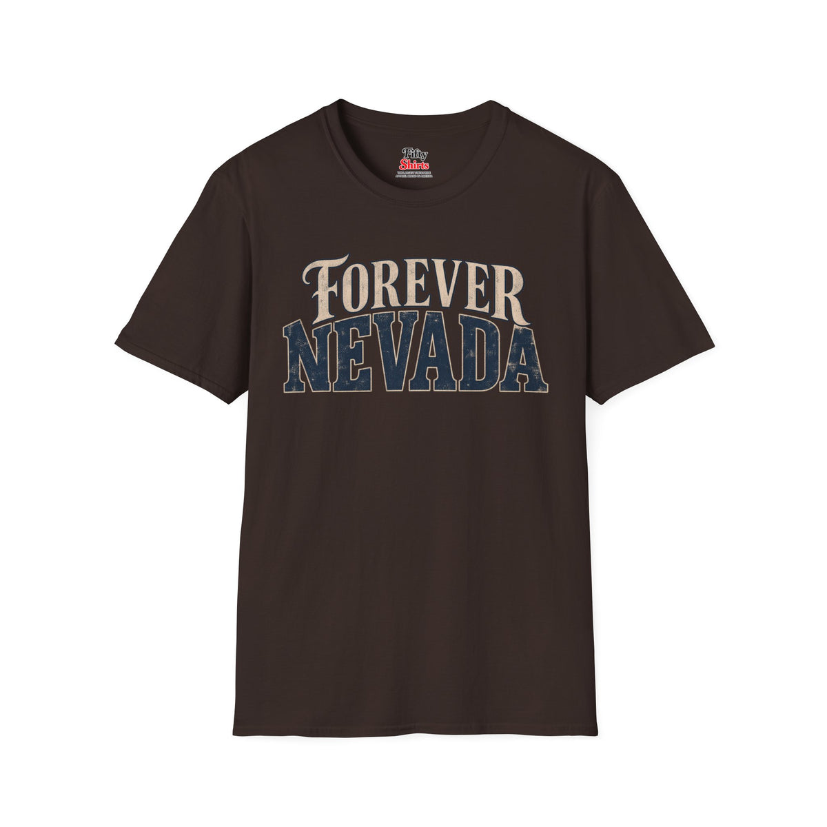 Forever Nevada Unisex Softstyle T Shirt State Name Graphic Tee