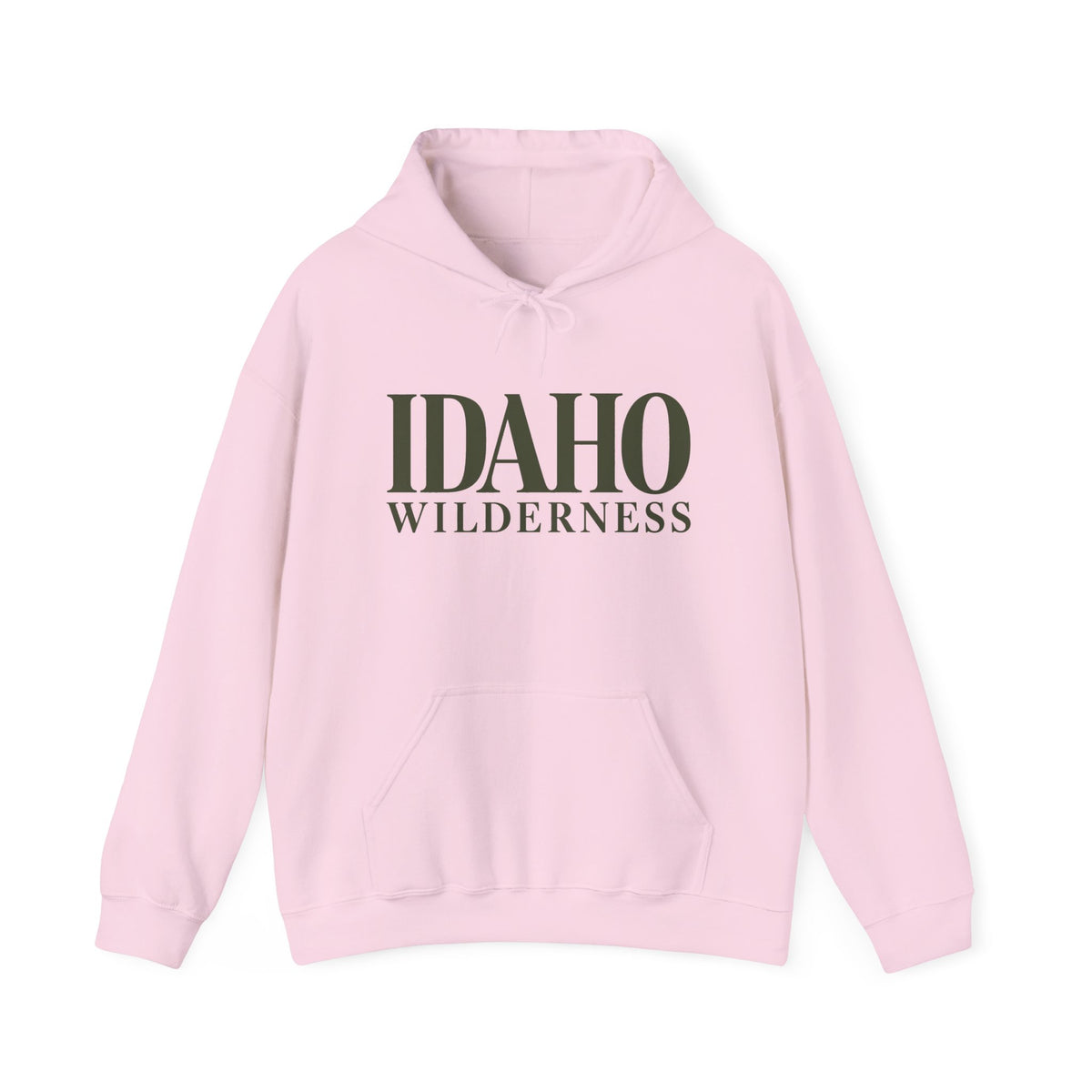 Idaho Wilderness Unisex Hoodie State Name Graphic
