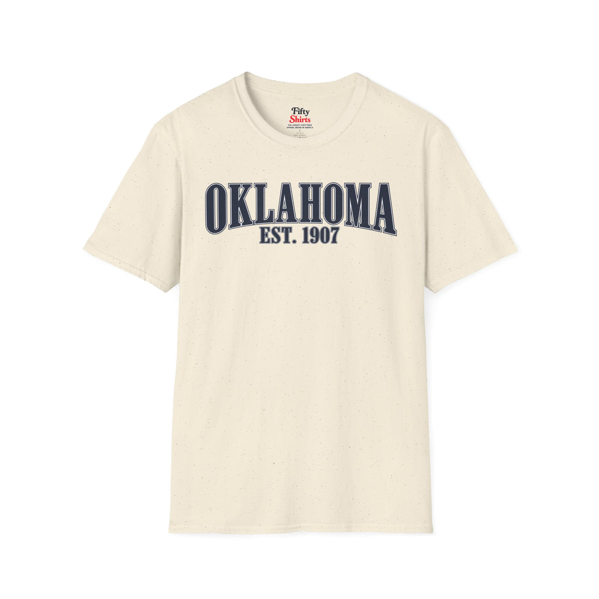 Oklahoma EST 1907 Unisex Softstyle T Shirt State Name Graphic Tee