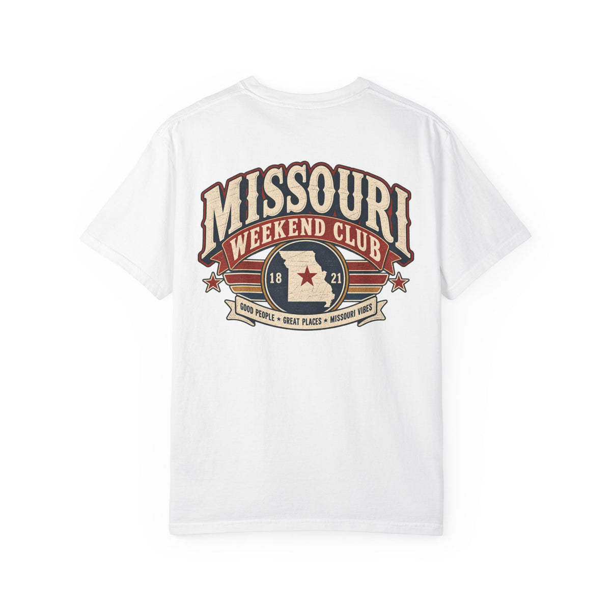 Missouri Weekend Club Unisex Comfort Color 1717 Streetwear Graphic Tee