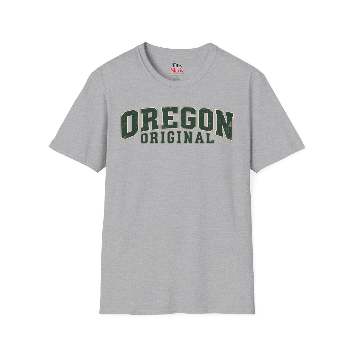 Oregon Original Unisex Softstyle T Shirt State Name Graphic Tee