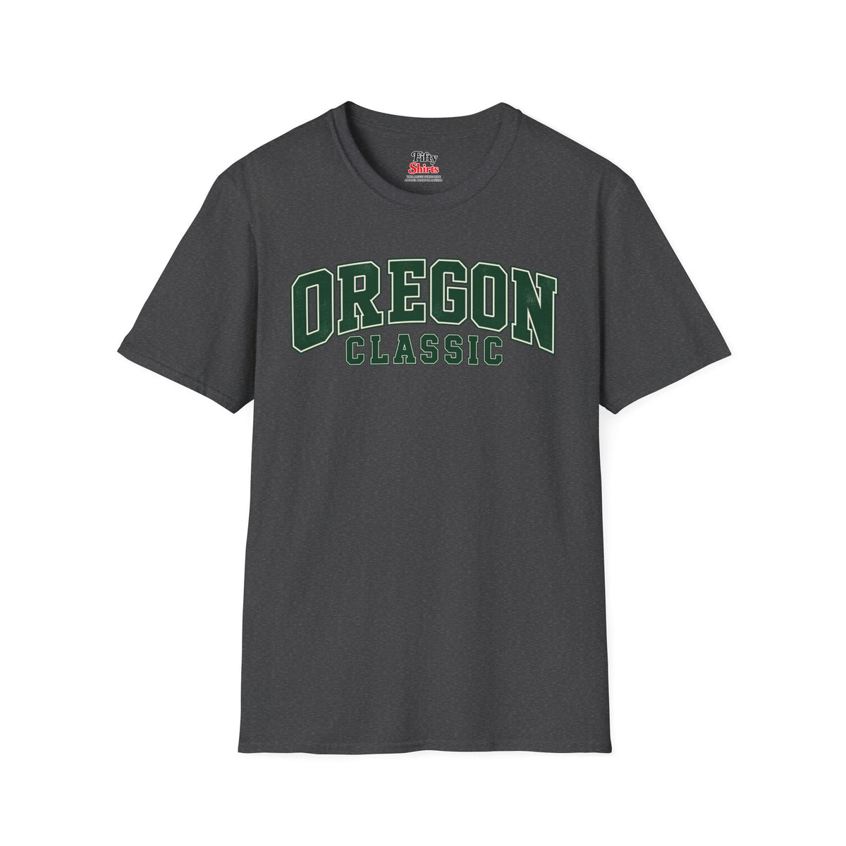 Oregon Classic Unisex Softstyle T Shirt State Name Graphic Tee