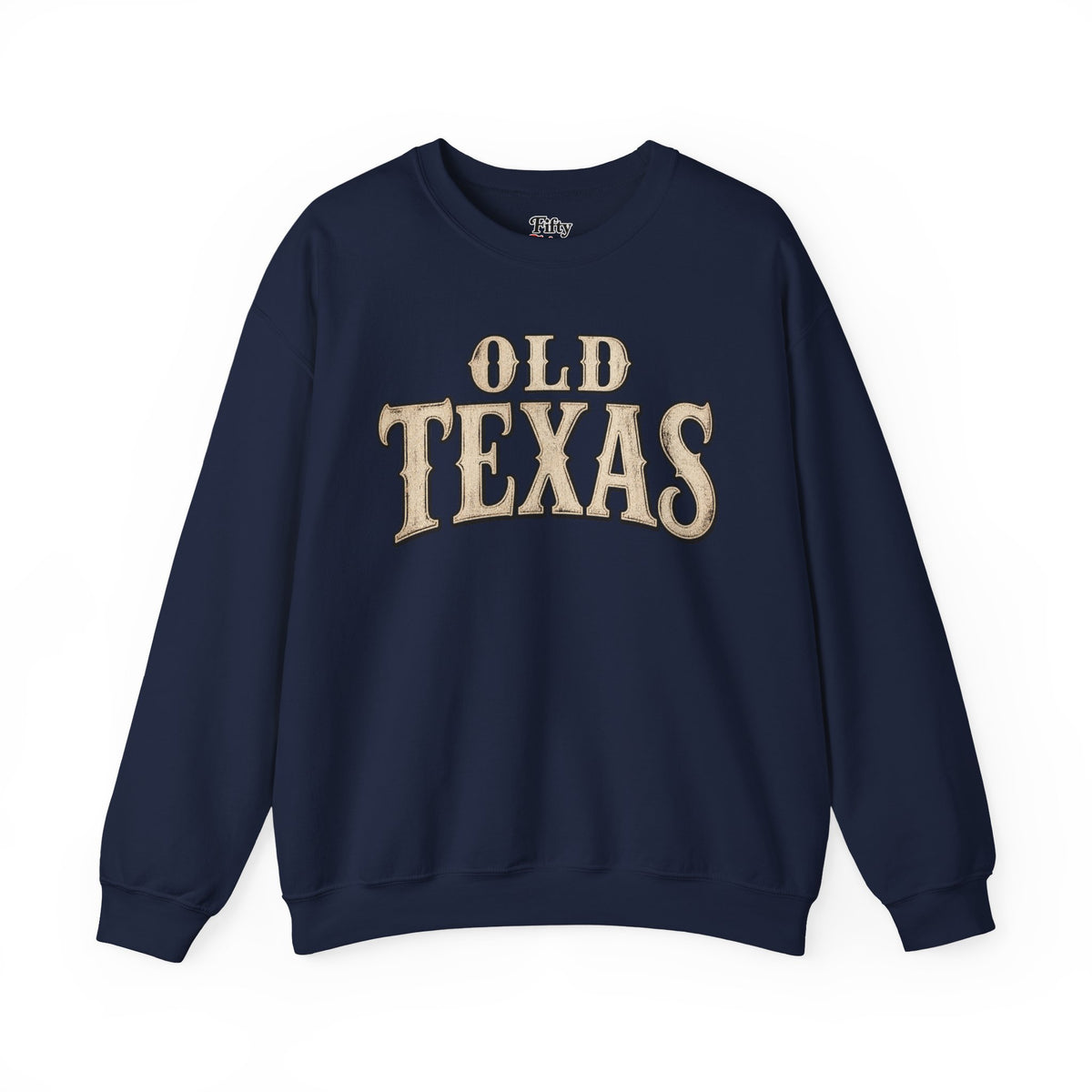 Old Texas Unisex Crewneck Sweatshirt State Name Graphic