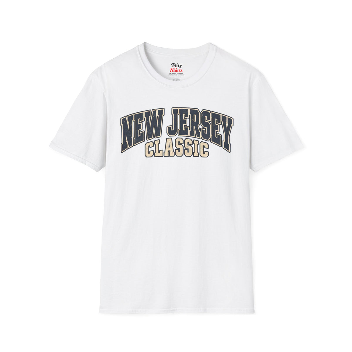 New Jersey Classic Unisex Softstyle T Shirt State Name Graphic Tee