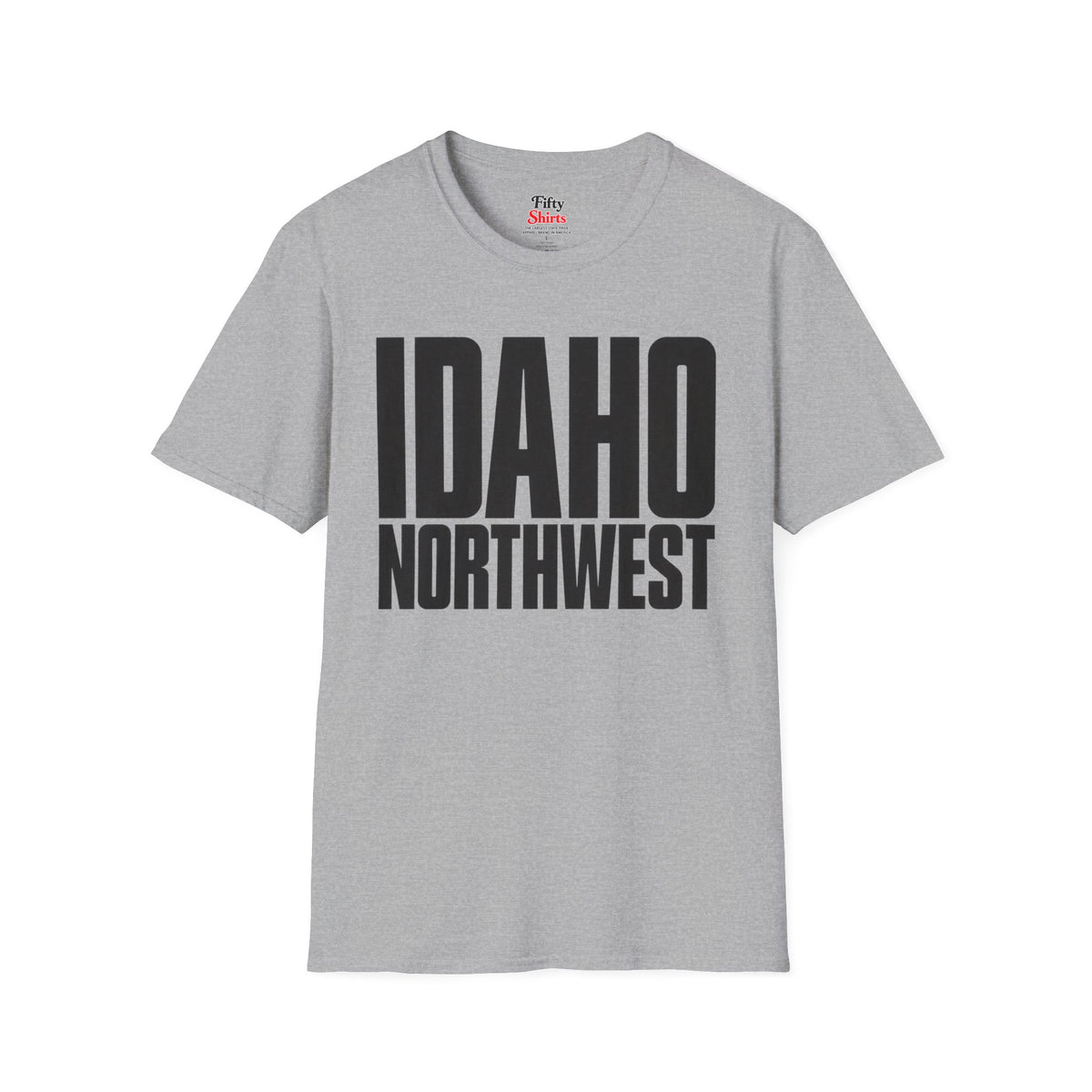 Idaho Northwest Unisex Softstyle T Shirt State Name Graphic Tee