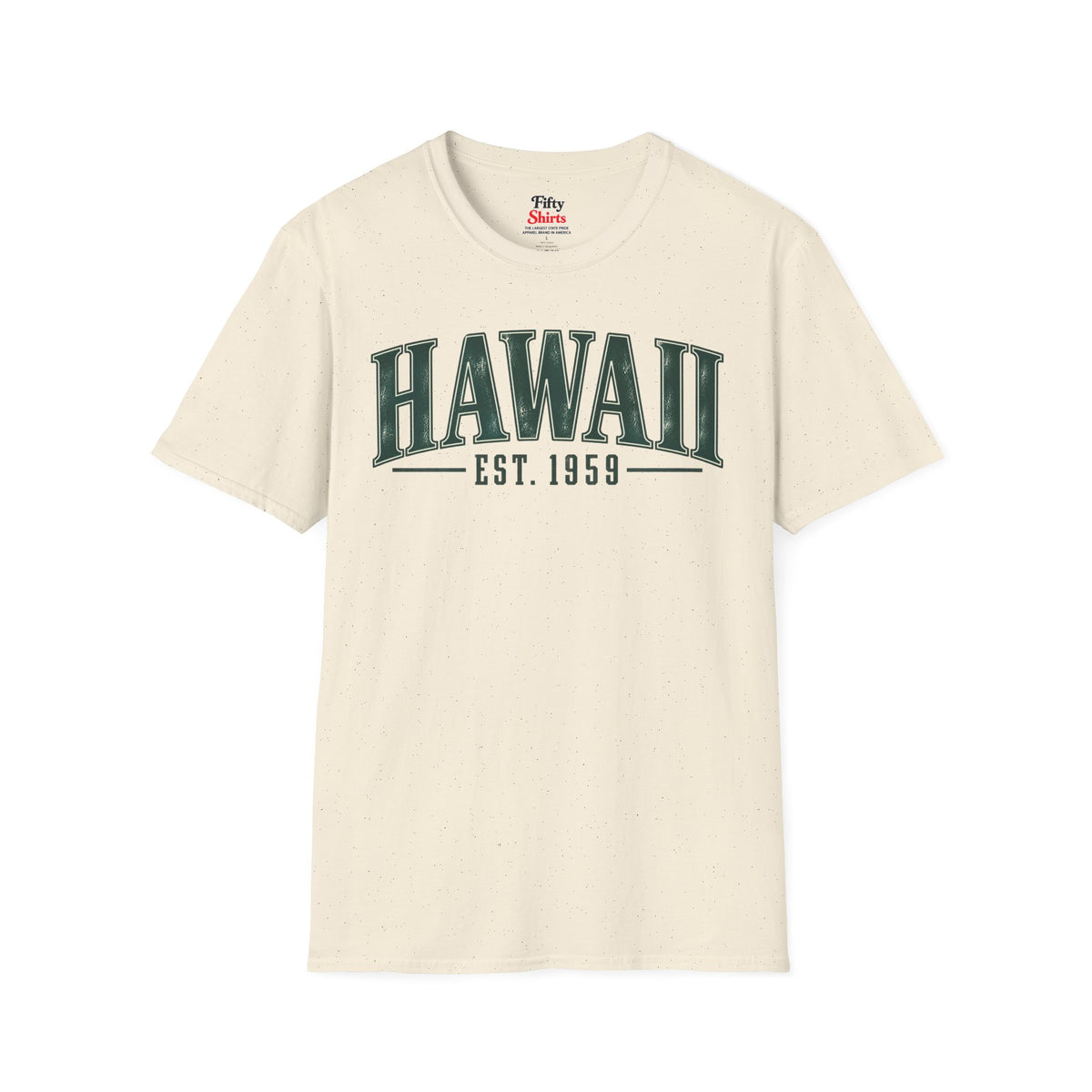 Hawaii Est 1959 Unisex Softstyle T Shirt State Name Graphic Tee