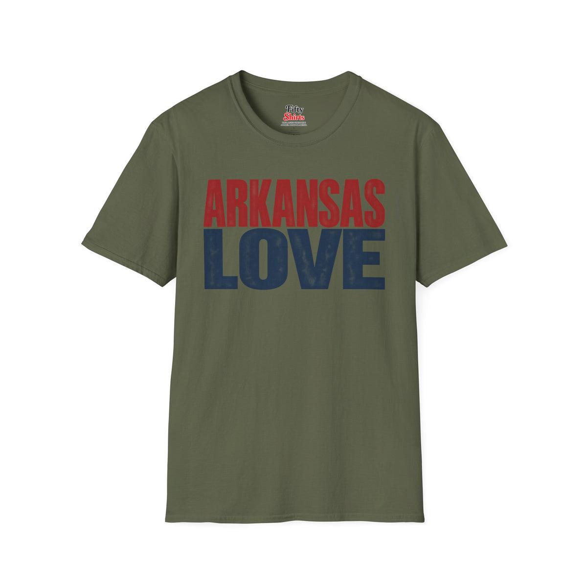 Arkansas Love Unisex Softstyle T Shirt State Name Graphic Tee