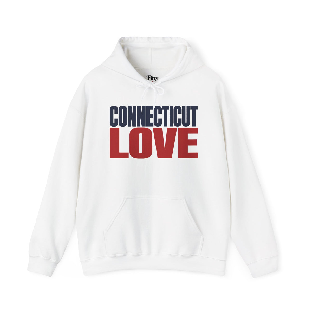 Connecticut Love Unisex Hoodie State Name Graphic