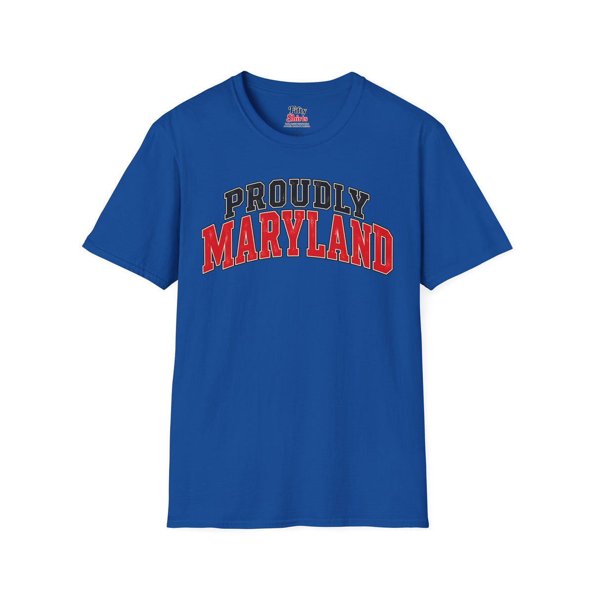 Proudly Maryland Unisex Softstyle T Shirt State Name Graphic Tee