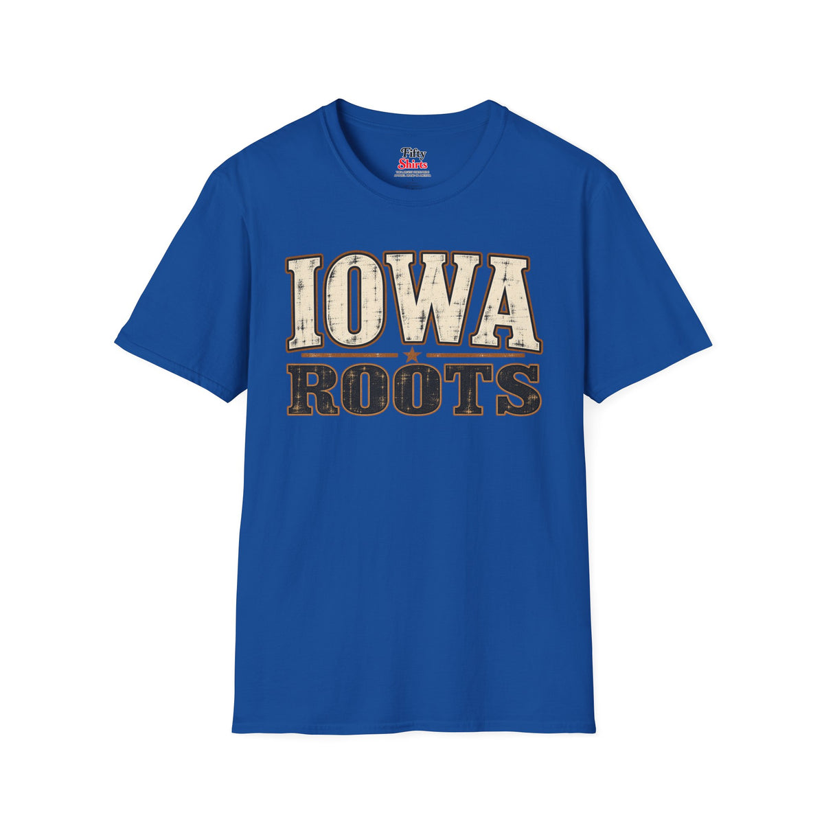 Iowa Roots Unisex Softstyle T Shirt State Name Graphic Tee