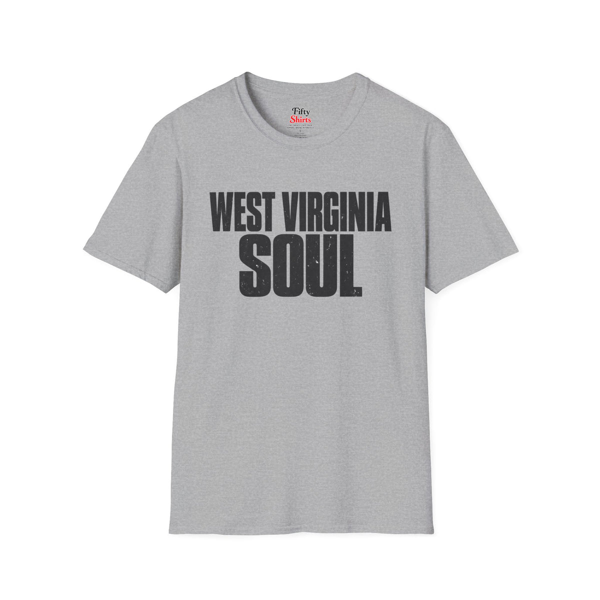 West Virginia Soul Unisex Softstyle T Shirt State Name Graphic Tee