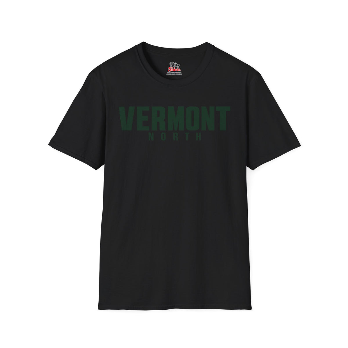 Vermont North Unisex Softstyle T Shirt State Name Graphic Tee
