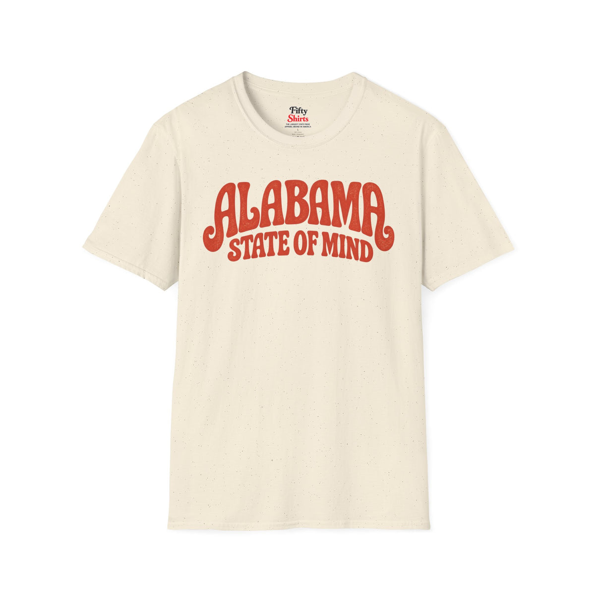 Alabama State of Mind Unisex Softstyle T Shirt State Name Graphic Tee