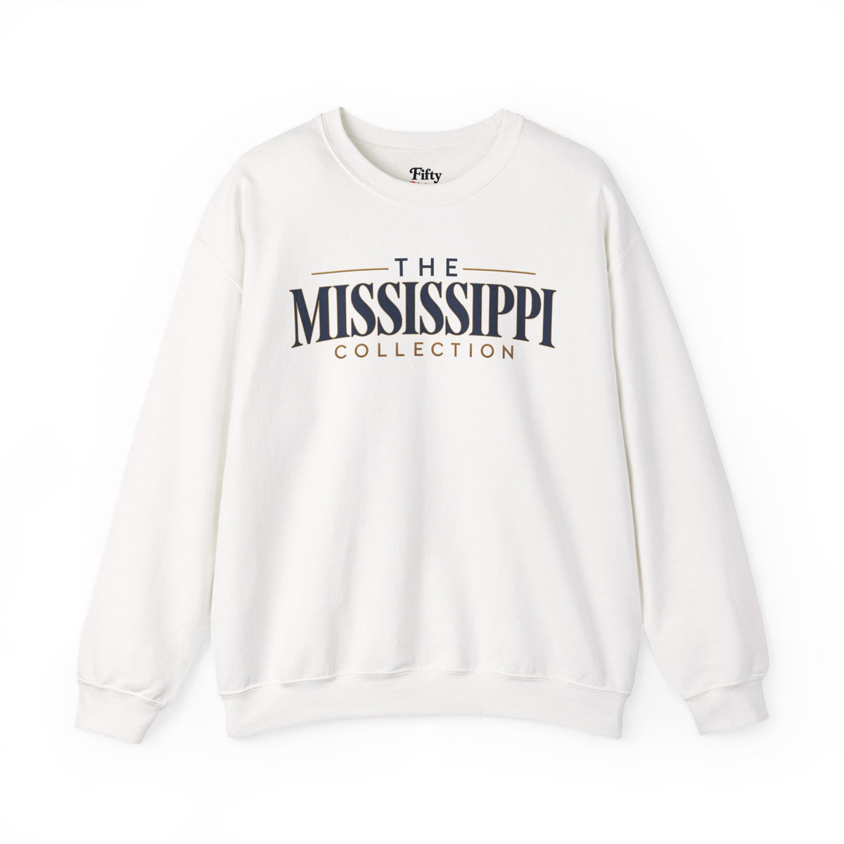 The Mississippi Collection Unisex Crewneck Sweatshirt State Name Graphic