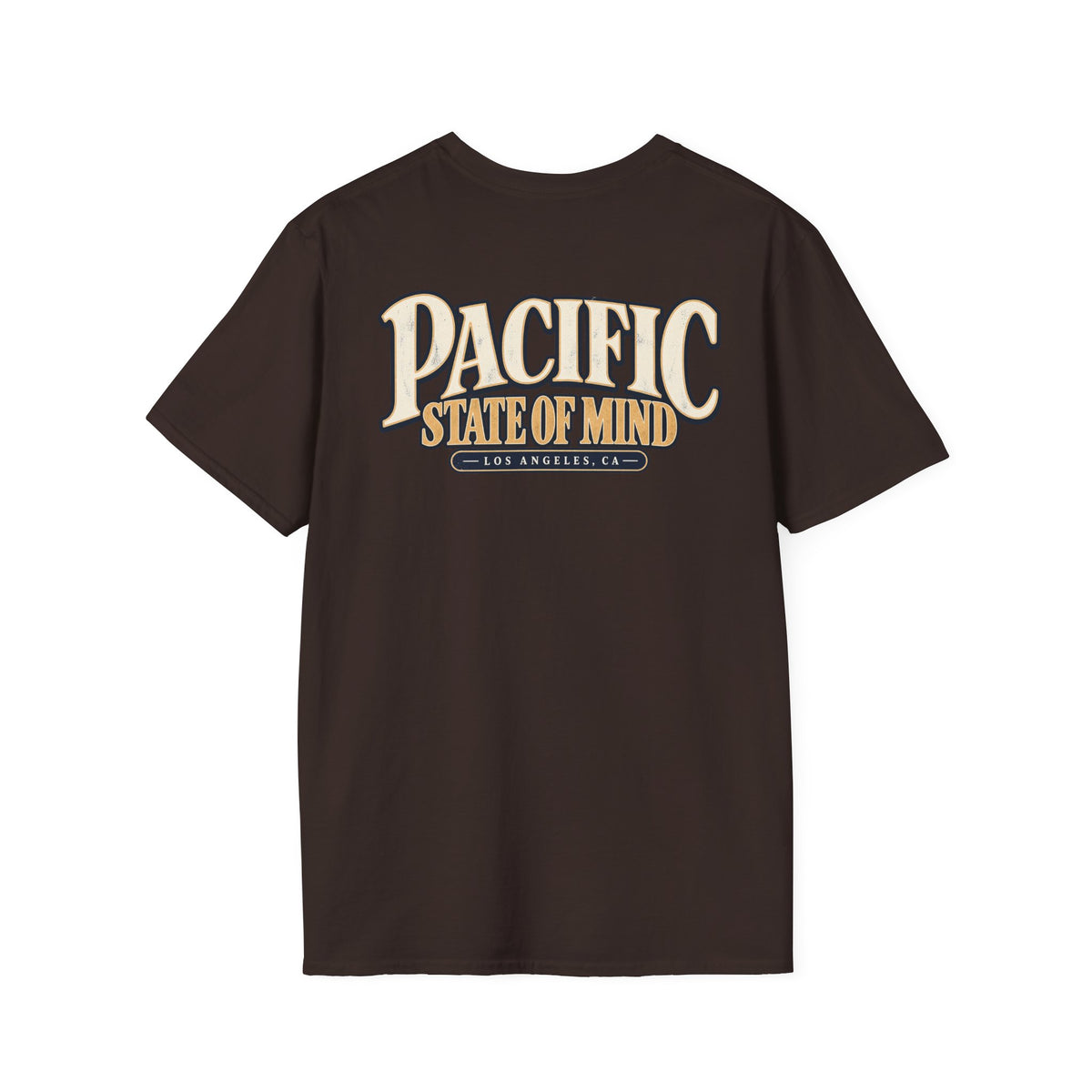 Pacific State Of Mind Los Angeles Unisex Softstyle Graphic Tee