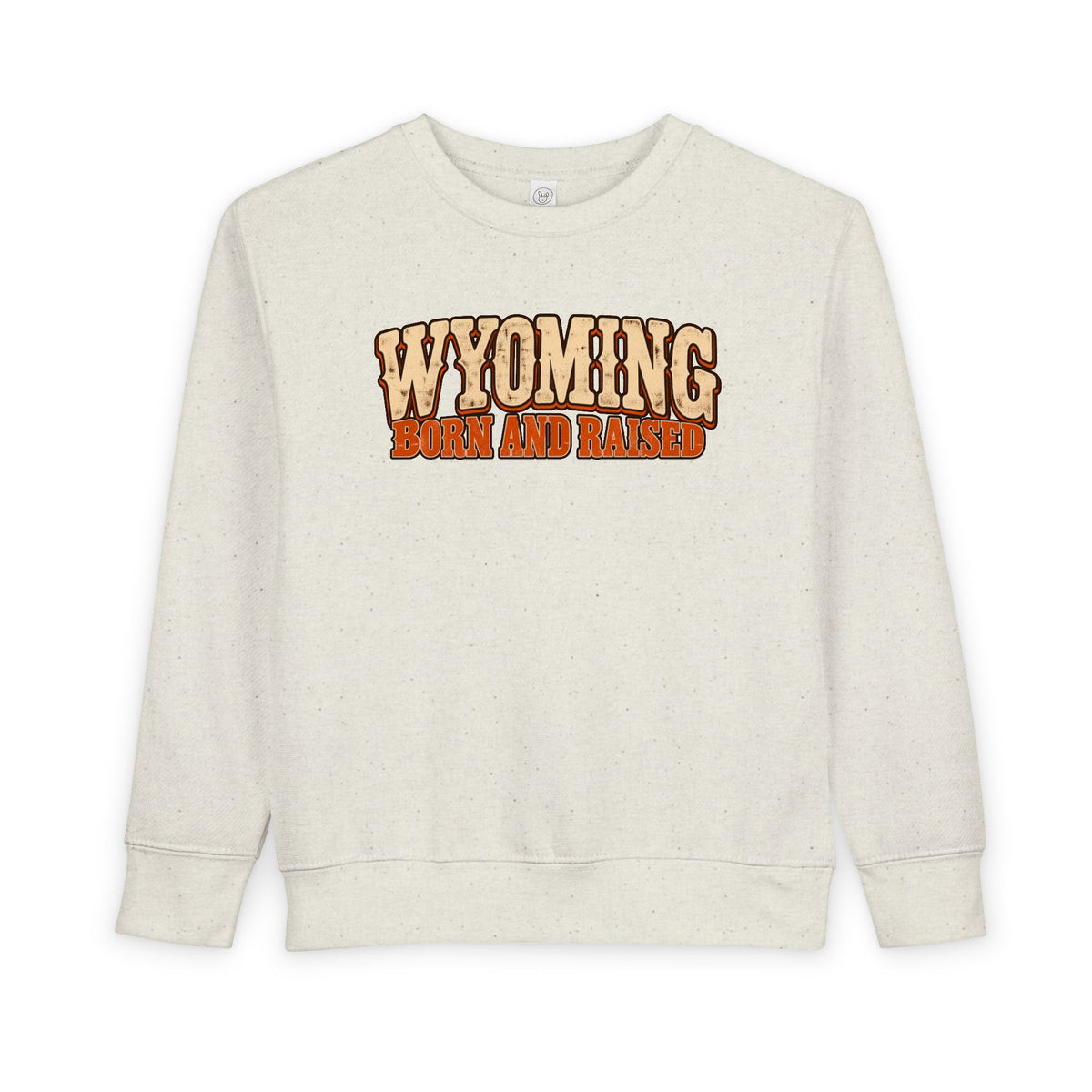 Wyoming Born and Raised Vintage 1970s Western Unisex Toddler Sweatshirt