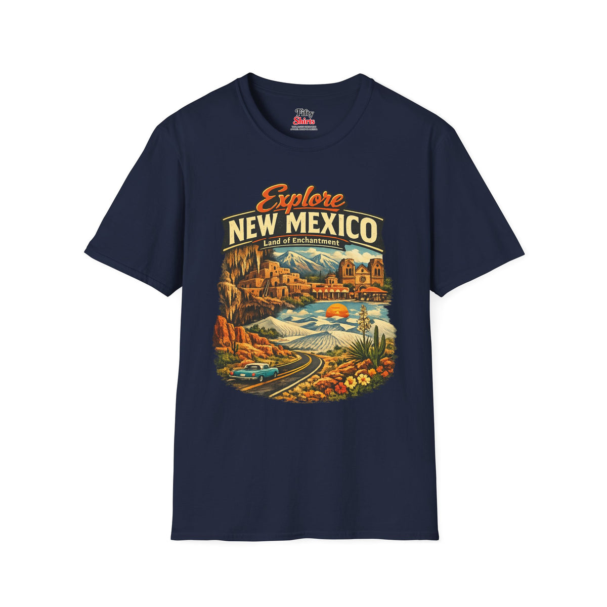 Explore New Mexico Unisex Softstyle T Shirt State Pride Graphic Tee Collections FS03