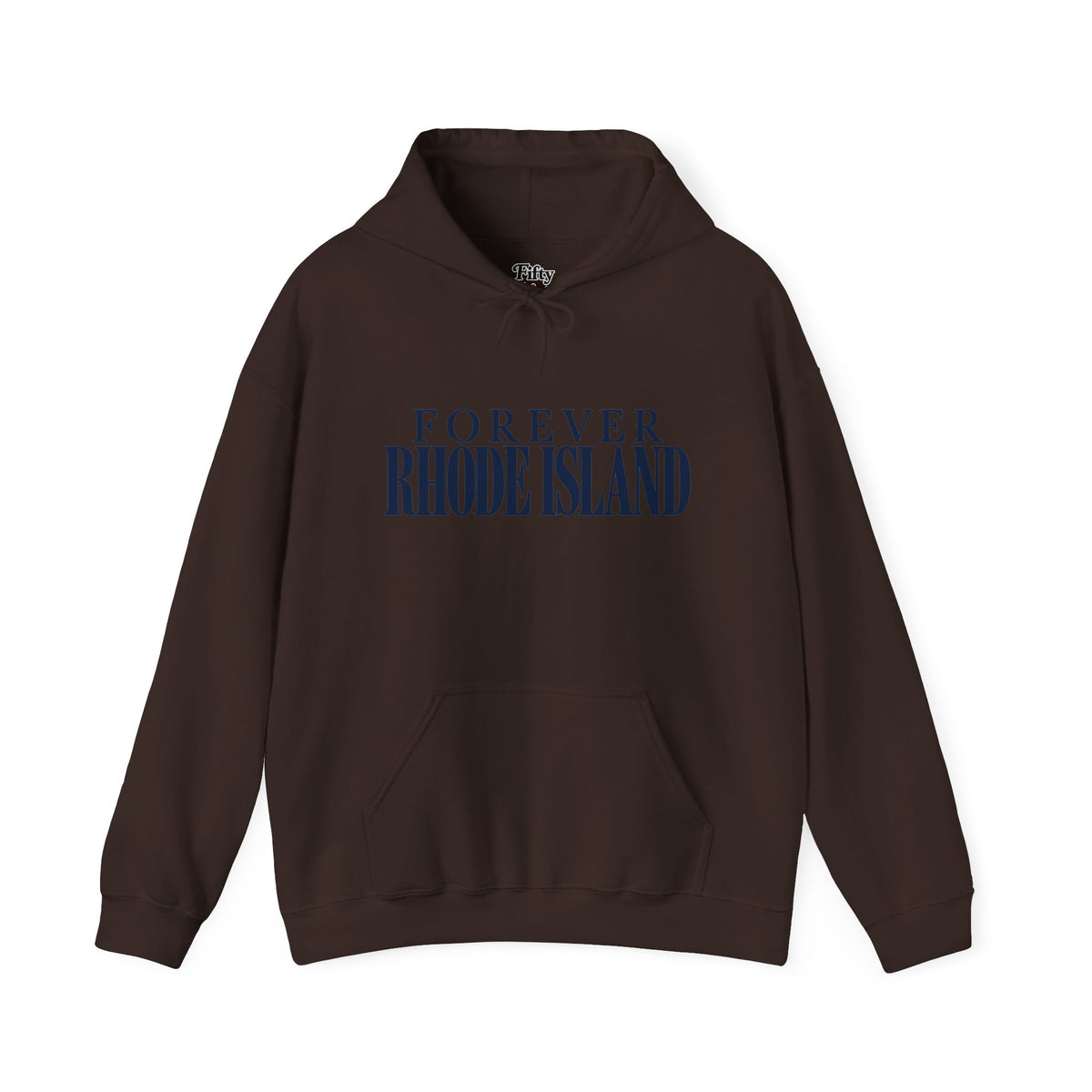 Forever Rhode Island Unisex Hoodie State Name Graphic