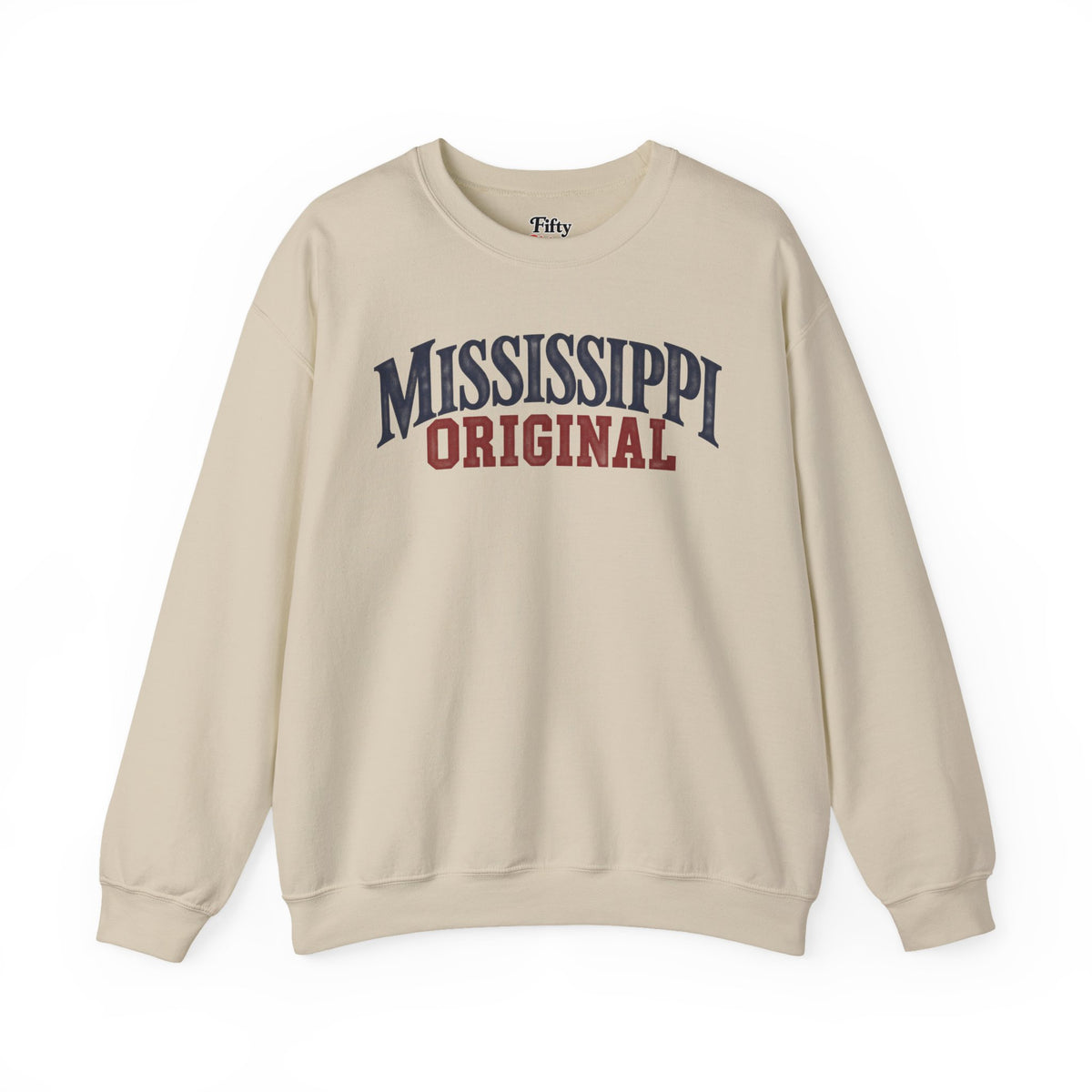 Mississippi Original Unisex Crewneck Sweatshirt State Name Graphic