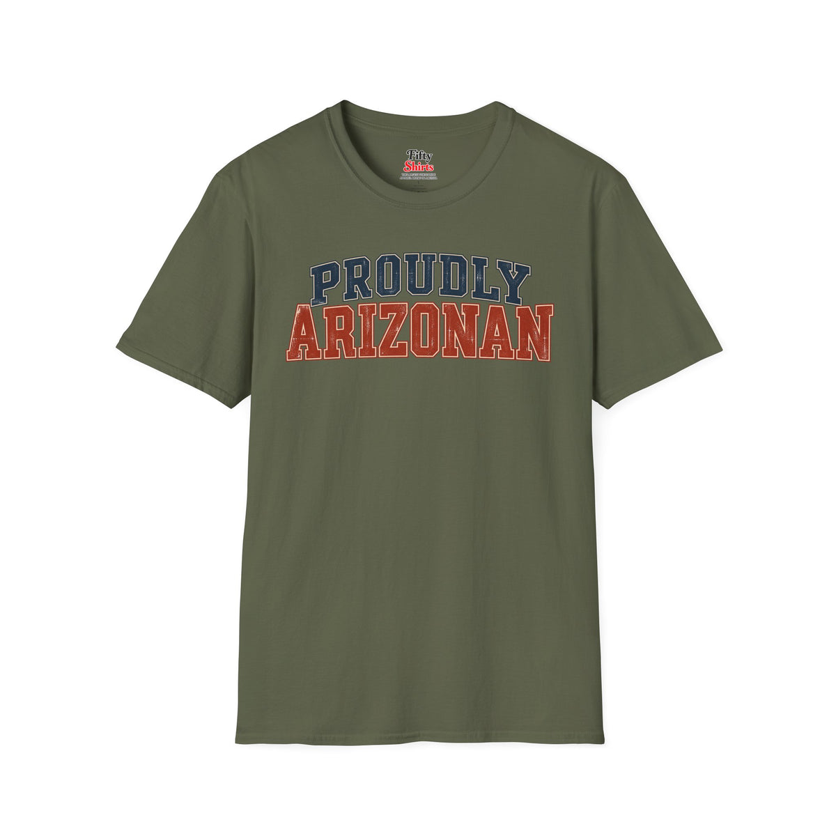 Proudly Arizonan Arizona Unisex Softstyle T Shirt State Name Graphic Tee