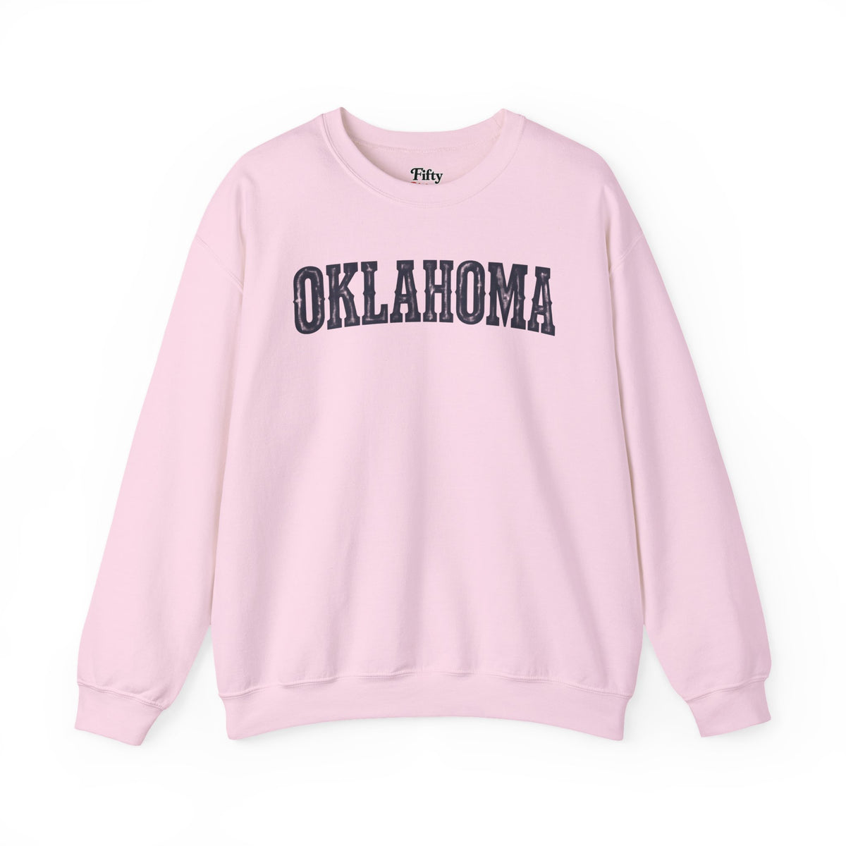 Oklahoma Unisex Crewneck Sweatshirt State Name Graphic