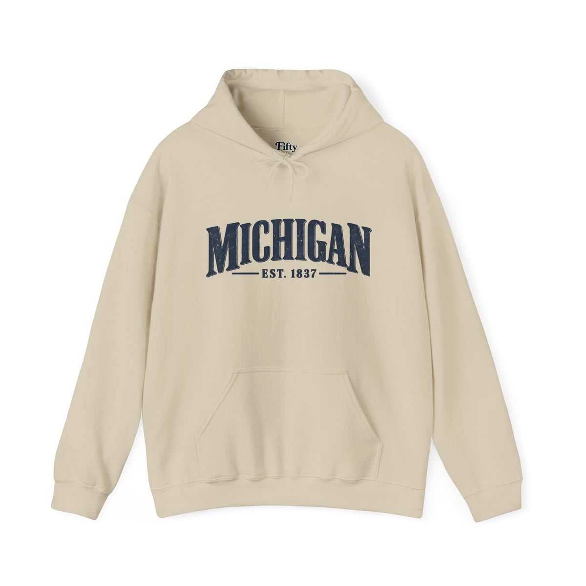 Michigan Est 1837 Unisex Hoodie State Name Graphic