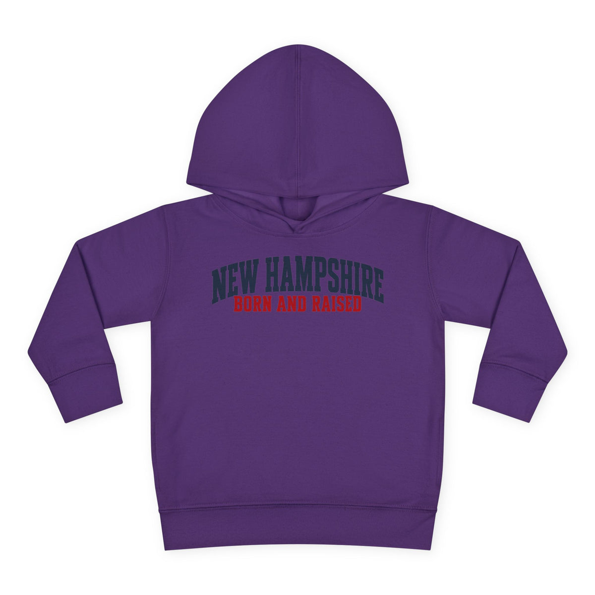 New Hampshire Born and Raised Minimal Heritage Unisex Pullover Fleece Hoodie