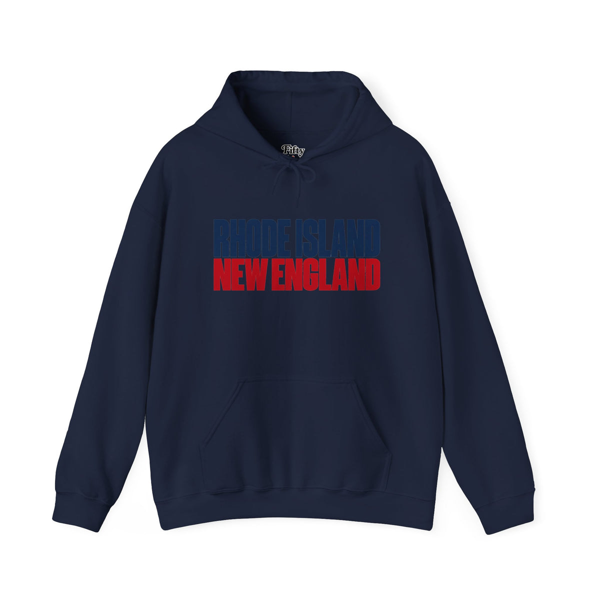 Rhode Island New England Unisex Hoodie State Name Graphic