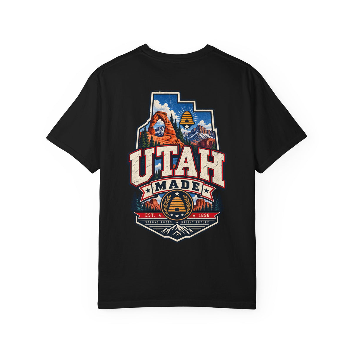 Utah Made Unisex Comfort Color 1717 Streetwear Graphic Tee