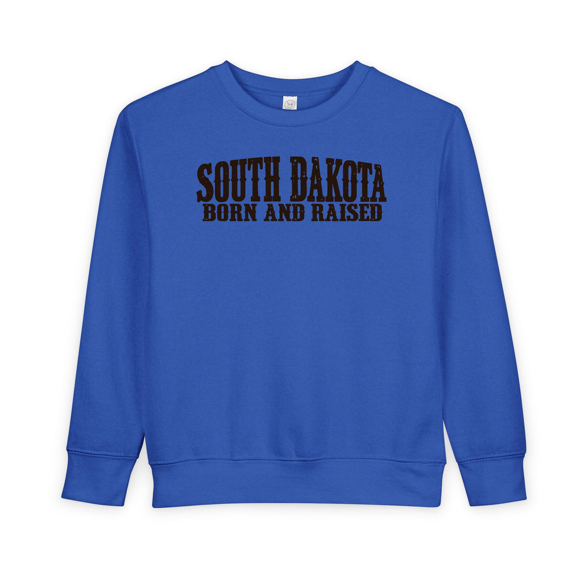 South Dakota Born and Raised Western Heritage Unisex Toddler Sweatshirt