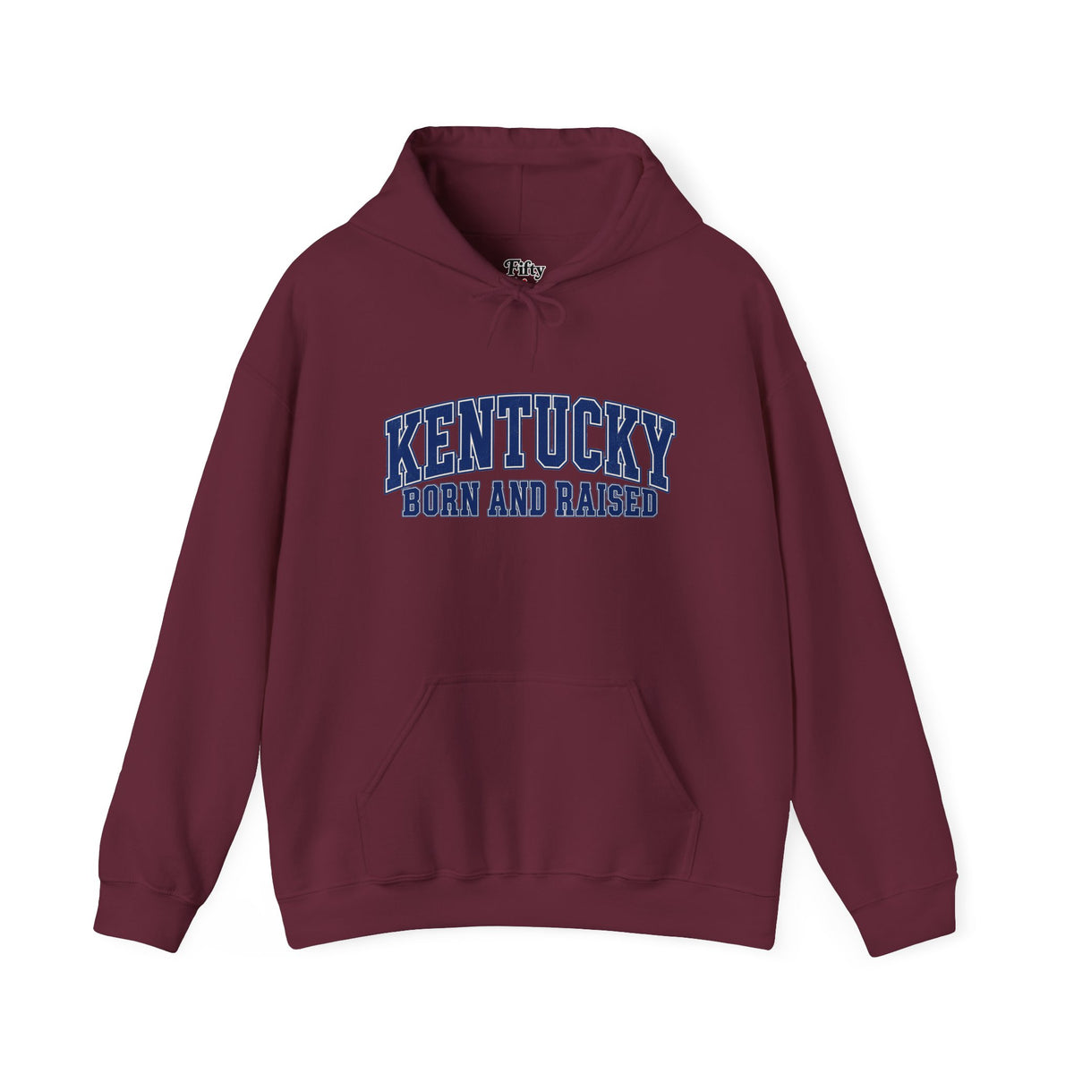 Kentucky Born and Raised Classic Collegiate Unisex Hoodie Graphic