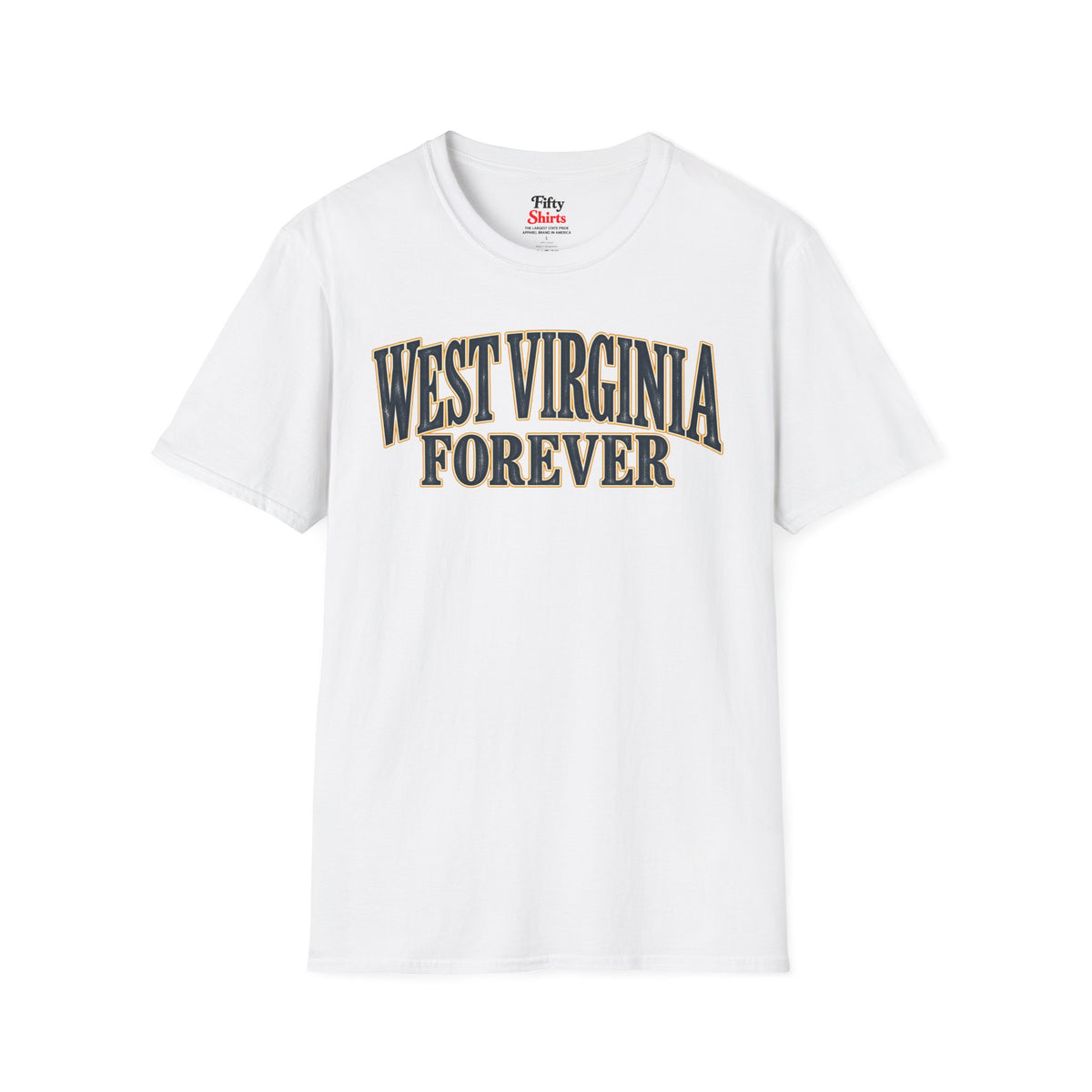 West Virginia Forever Unisex Softstyle T Shirt State Name Graphic Tee