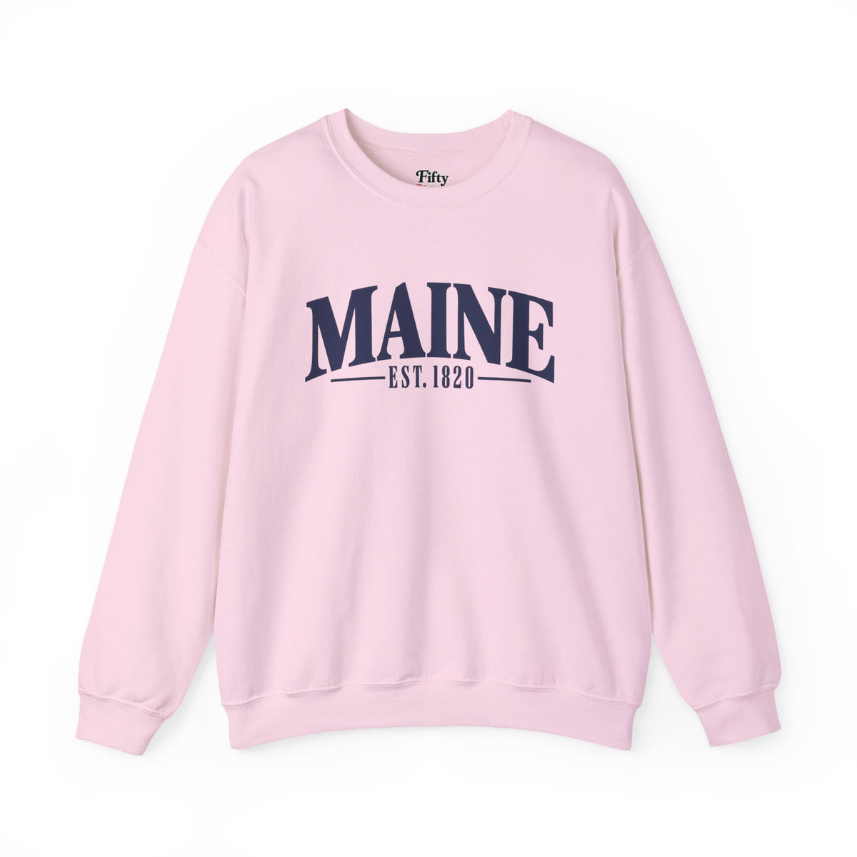 Maine Est 1820 Unisex Crewneck Sweatshirt State Name Graphic