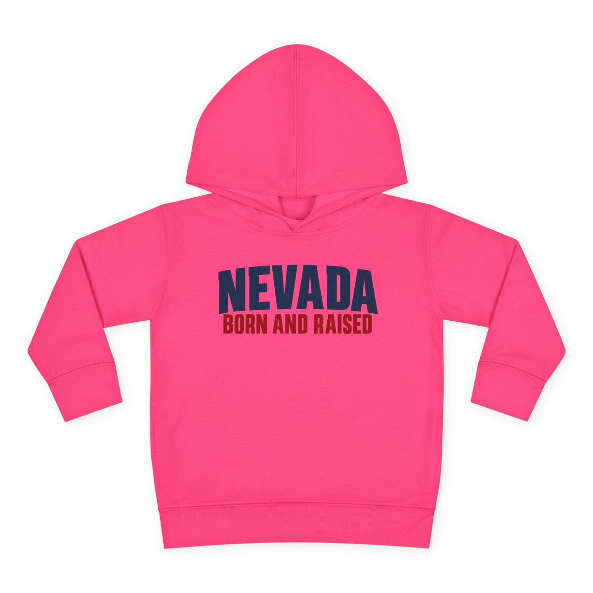 Nevada Born and Raised Minimal Heritage Unisex Toddler Pullover Fleece Hoodie