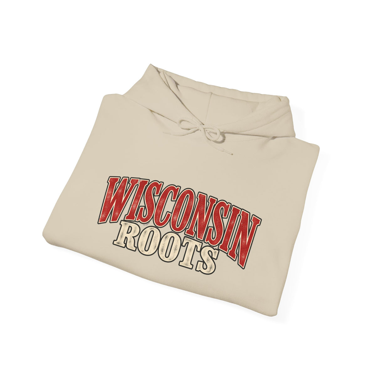 Wisconsin Roots Unisex Hoodie State Name Graphic