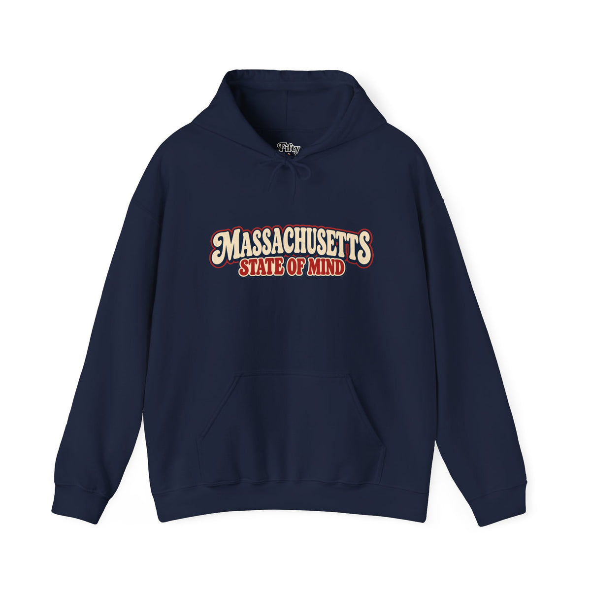 Massachusetts State Of Mind Unisex Hoodie State Name Graphic